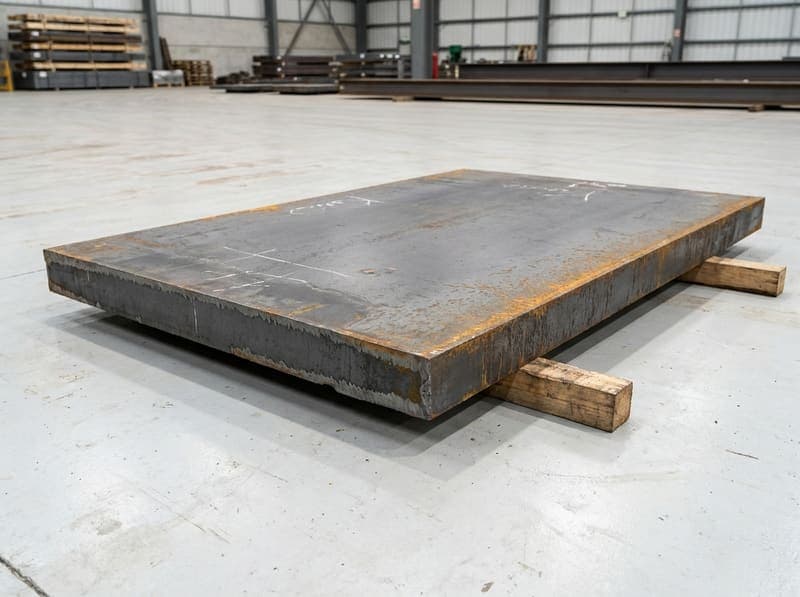 Illustrative render of A516 cut piece