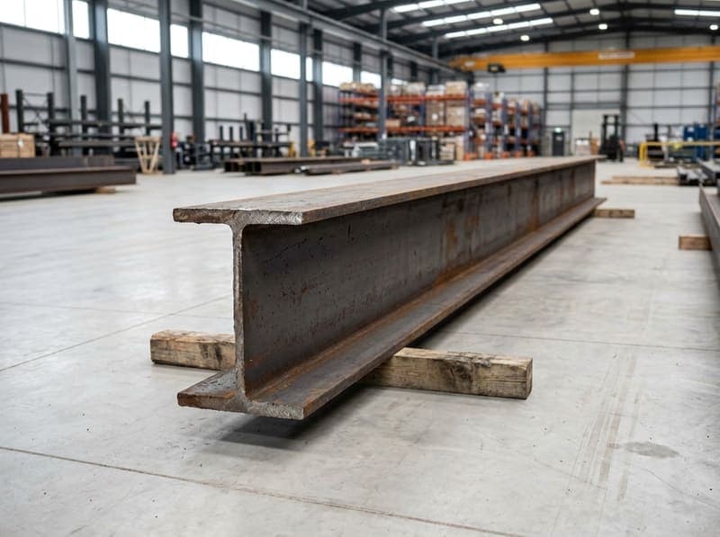 Illustrative render of S355JR cut piece