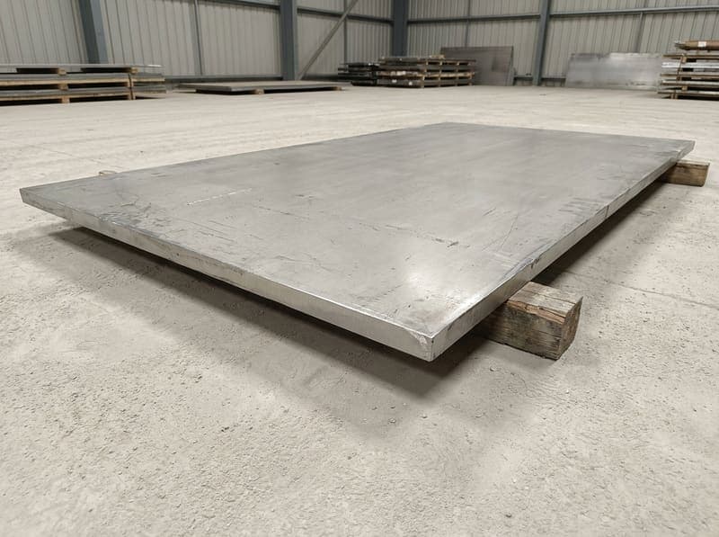Illustrative render of 316L cut piece