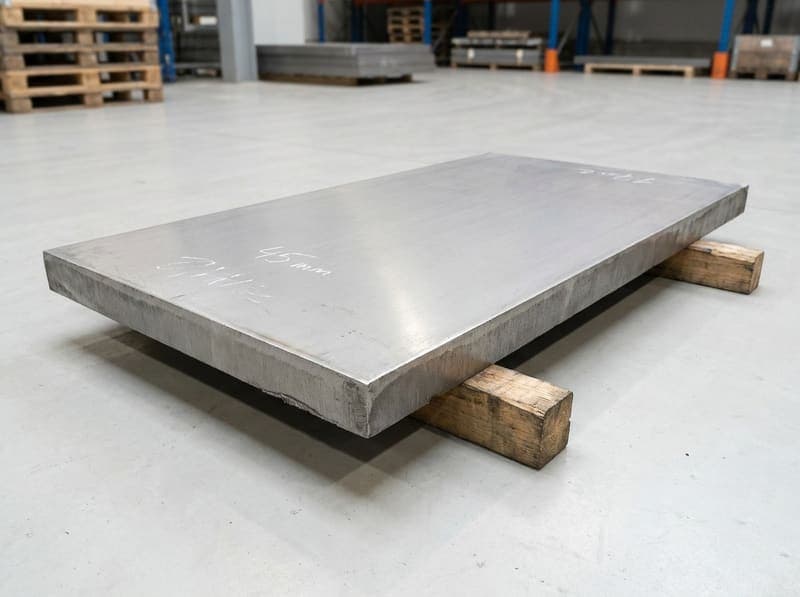 Illustrative render of 316L cut piece