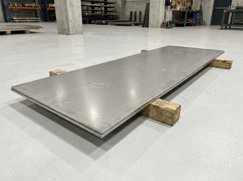 Illustrative render of 316L cut piece