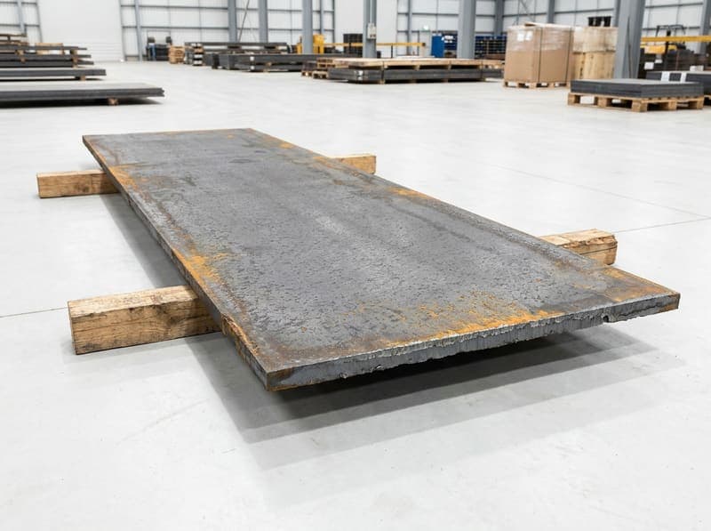 Illustrative render of S275JR cut piece