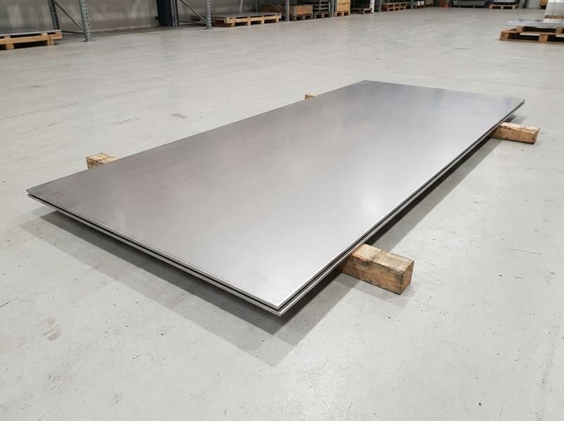 Illustrative render of 316L cut piece
