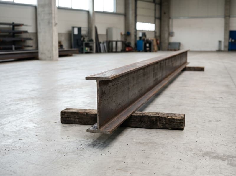 Illustrative render of S275JR cut piece