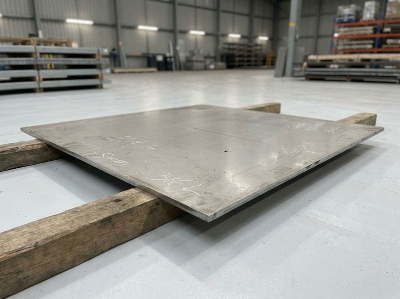 Illustrative render of 316L cut piece