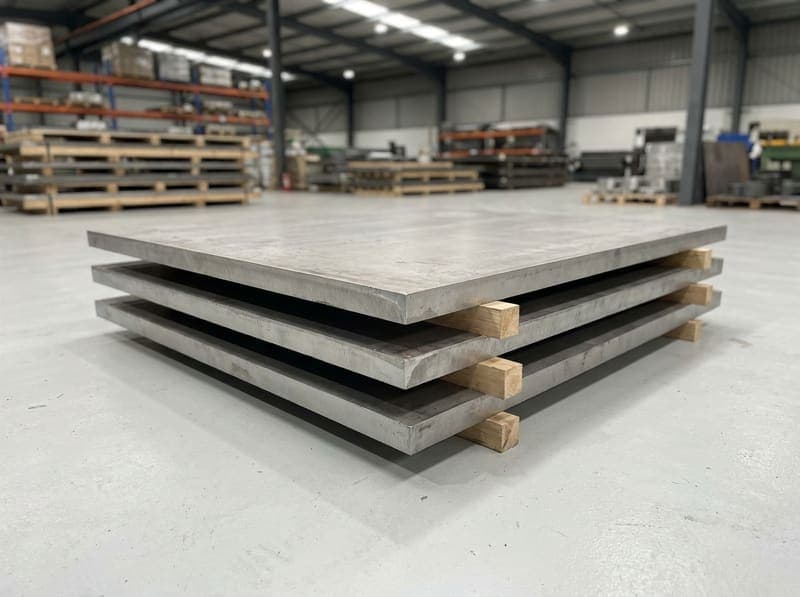 Illustrative render of 316L cut piece