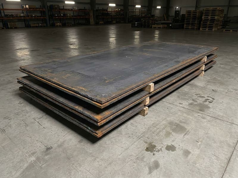Illustrative render of S275JR cut piece