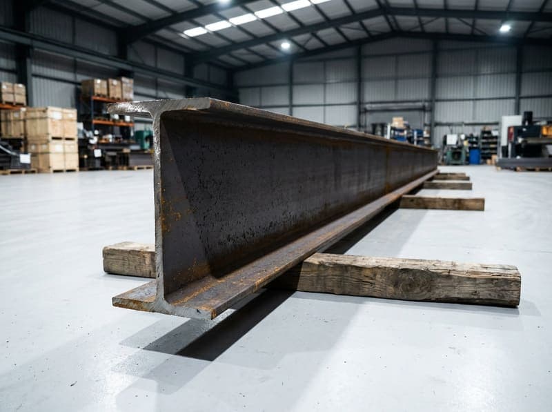 Illustrative render of S275JR cut piece