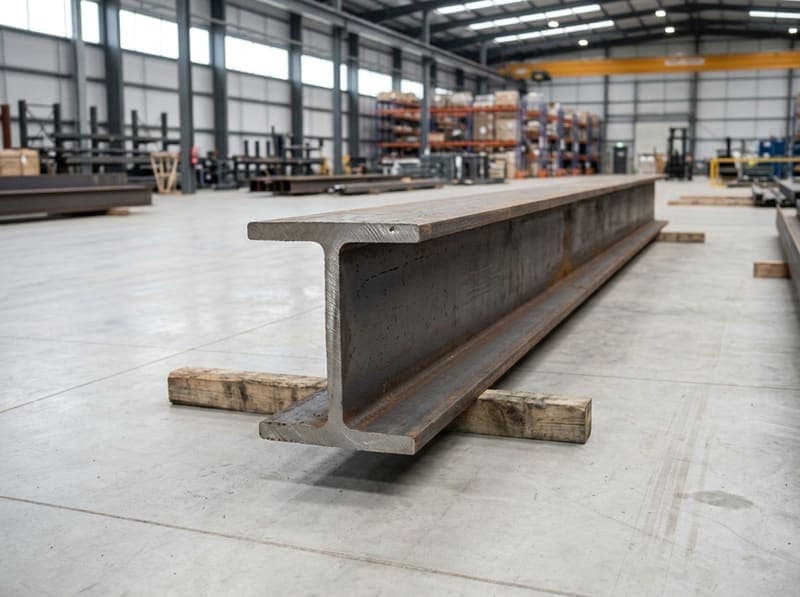 Illustrative render of S275JR cut piece